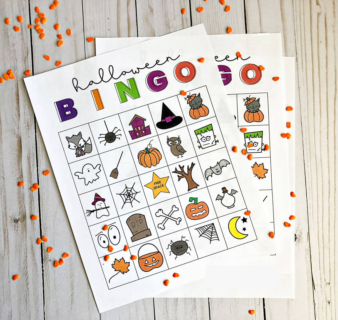 Printable Halloween Bingo1100 x 1039