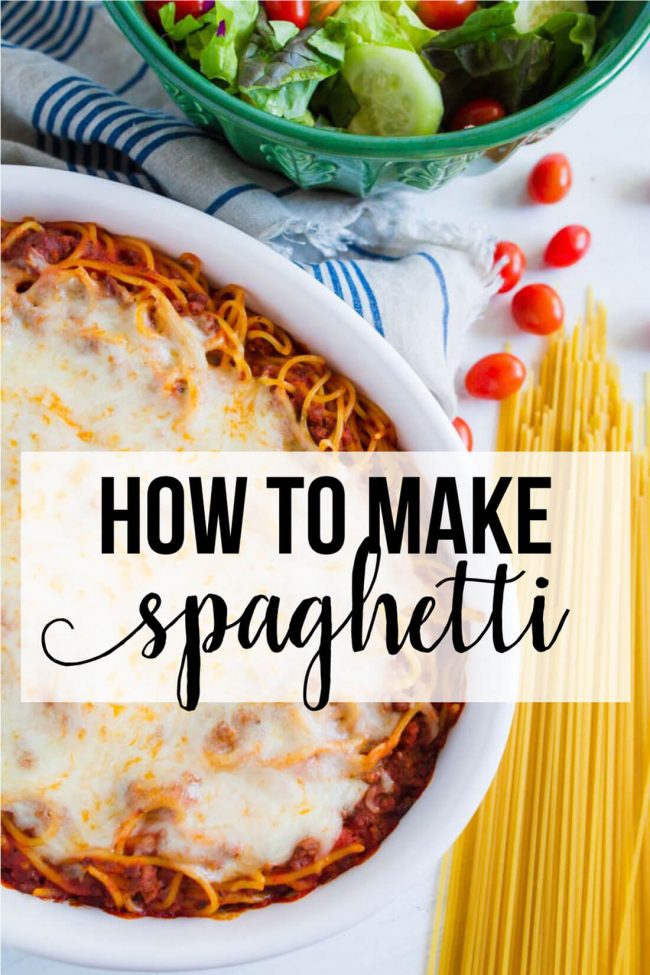 How to Make Spaghetti