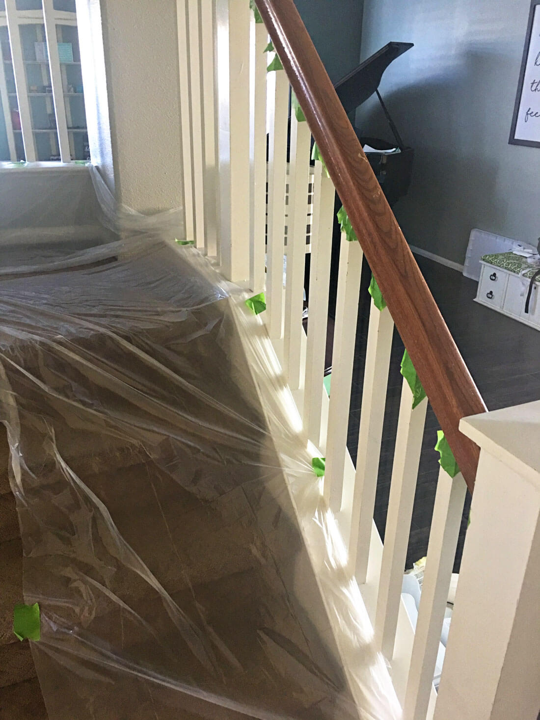 How to Paint Your Stair Railing and Banister Black from ...