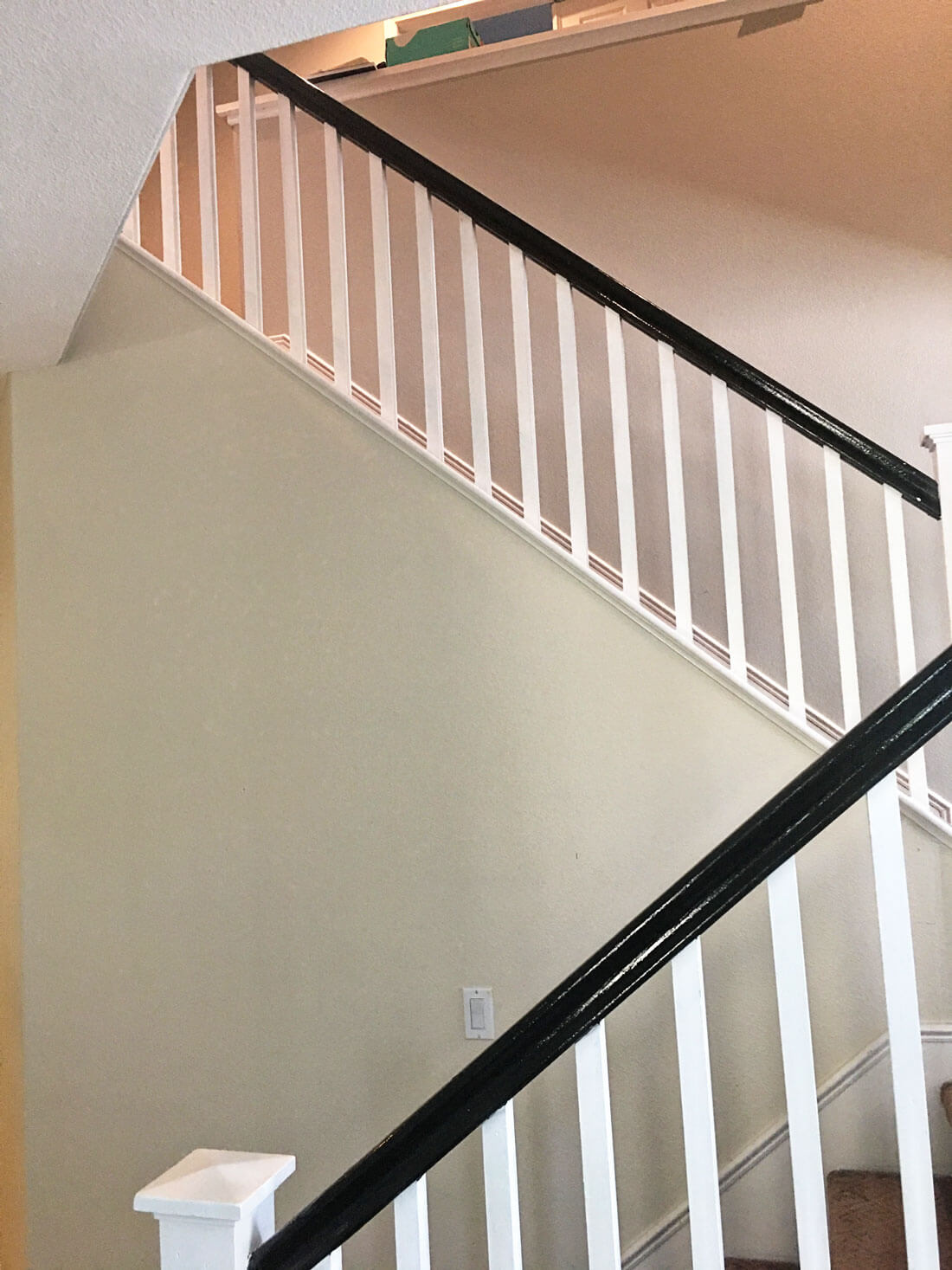 How to paint your stair railings and banister - the after