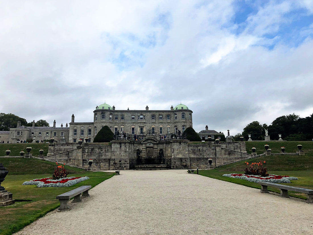 Powerscourt Estate grounds in Ireland