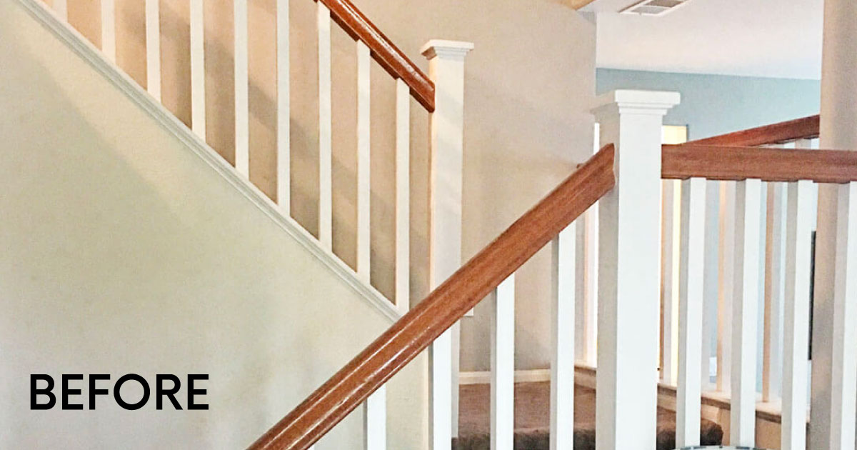Paint Your Stair Railing And Banister, How To Paint Outdoor Stair Railing