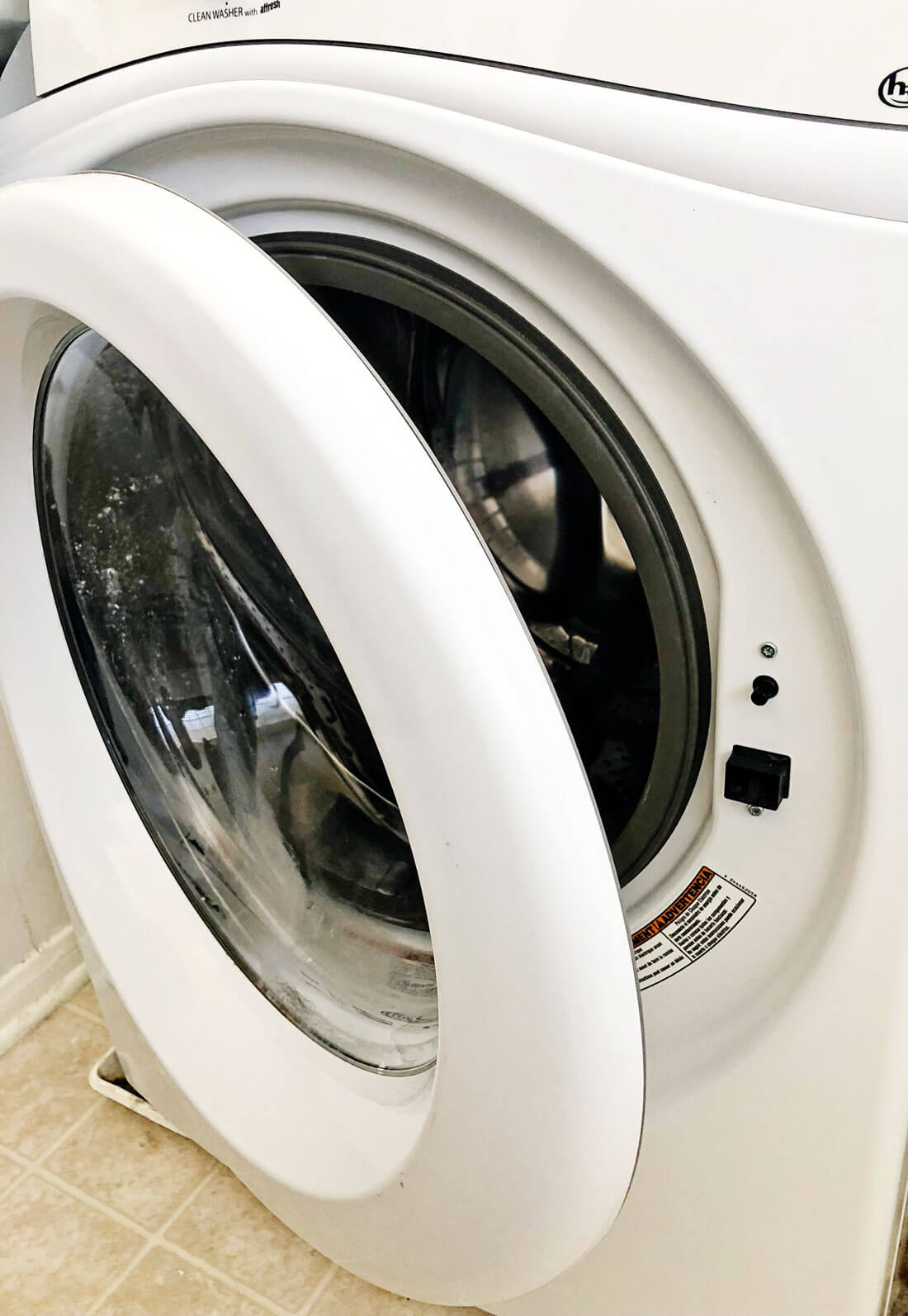 Washing Machine Tips - leave the door slightly ajar to make sure it gets air circulating. 