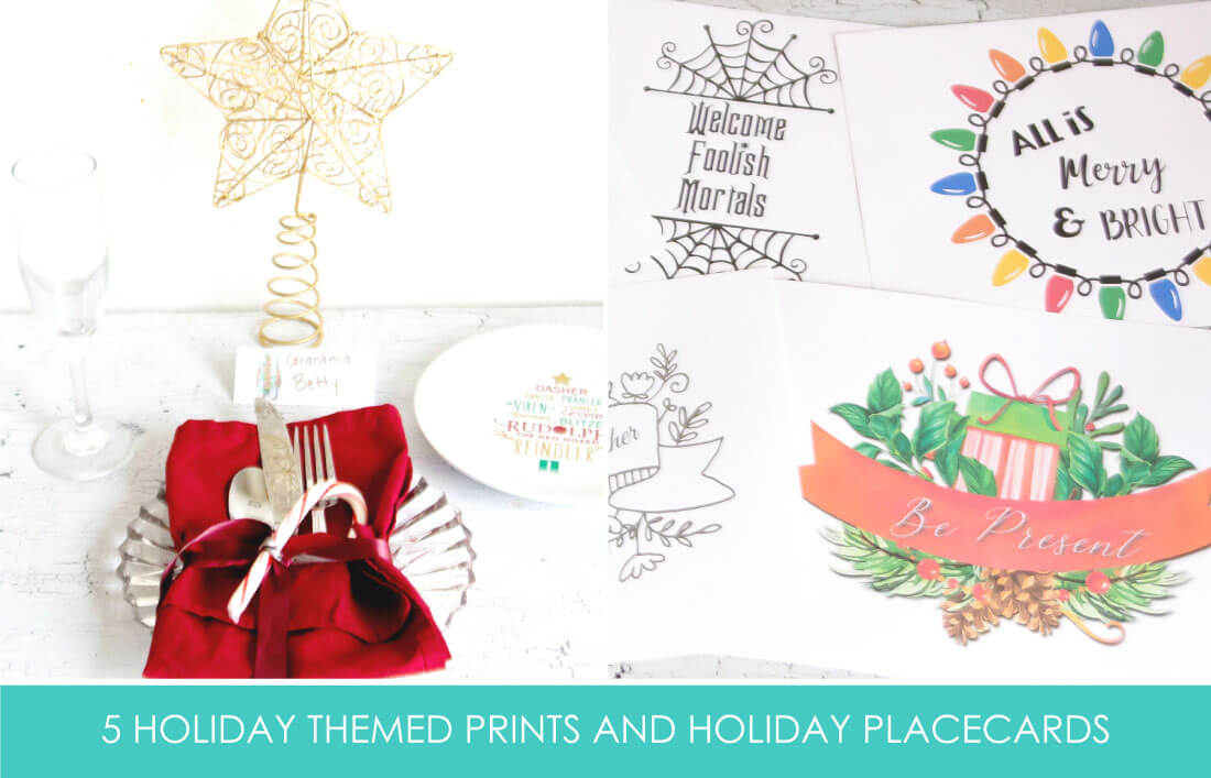 Holiday Place Cards