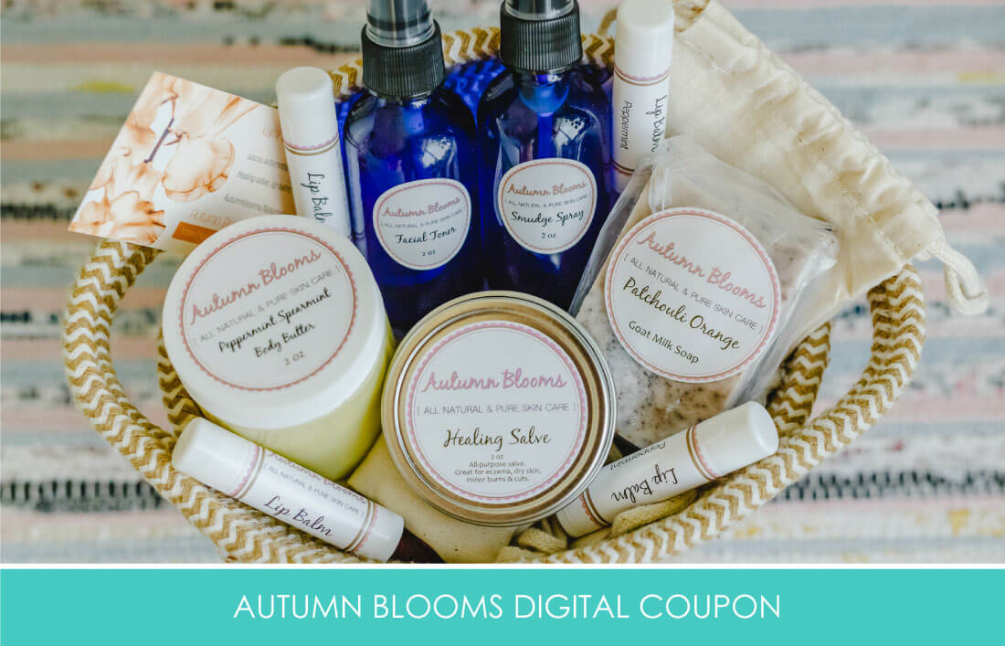 Autumn Blooms Digital Coupon Book