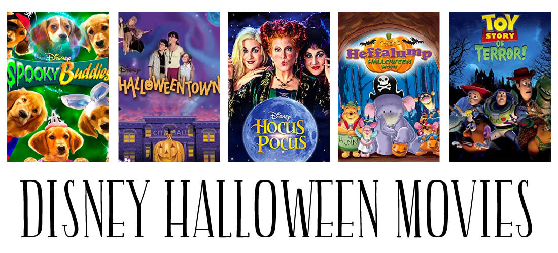 Disney Halloween Movies - a whole list of fun movies to enjoy during the holidays.