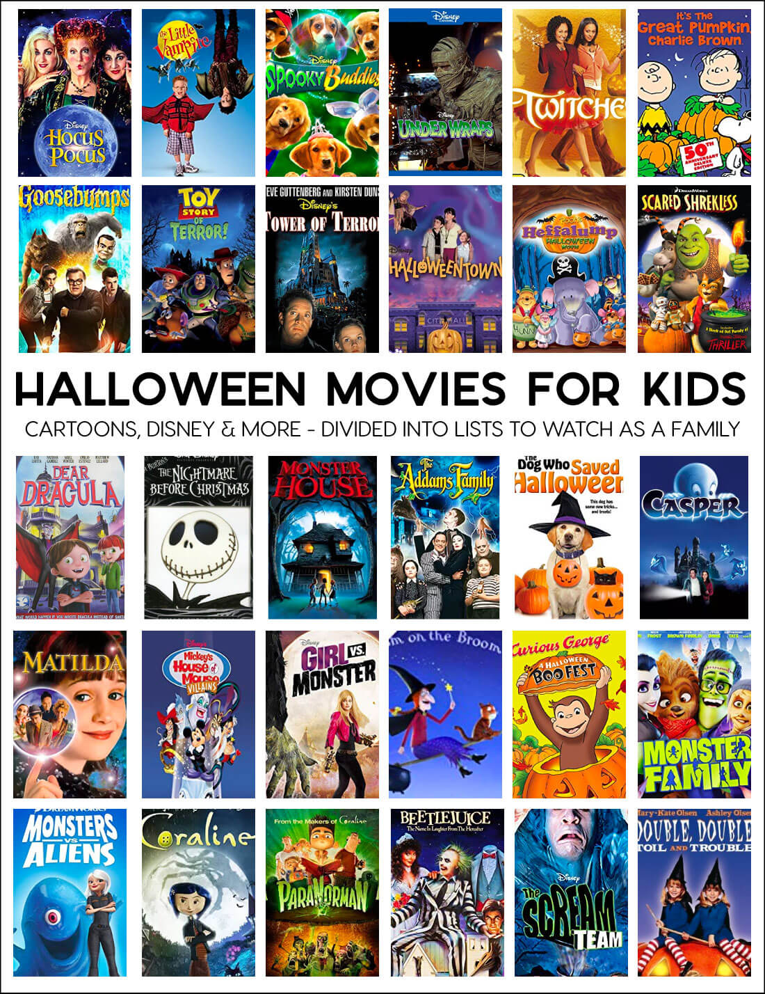 Best Disney Halloween Movies Our Favorite Not So Scary List  Disney  halloween movies, Halloween movies, Classic halloween movies