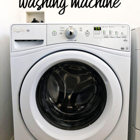 How to Clean Your Washing Machine - learn the simple way to make your washing machine work more efficiently!