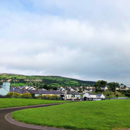 Along the drive to the Antrim Coast- Carnlough Harbor