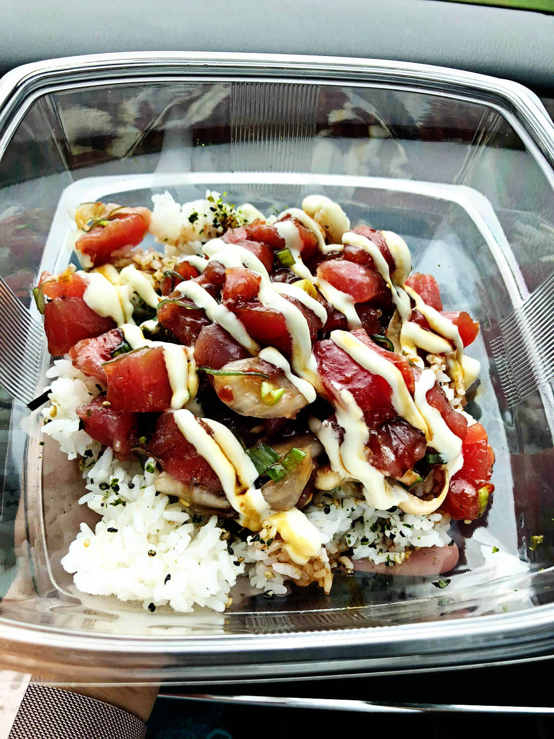 Poke Bowl from Poipu Golf Club