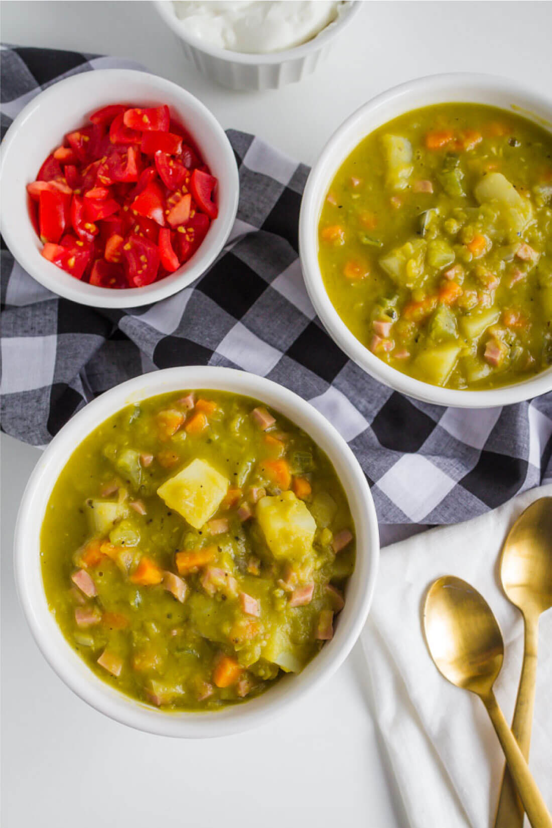 Split Pea Soup Recipe - don't let this recipe intimidate you! It's so deliciously creamy with tons of flavor from www.thirtyhandmadedays.com