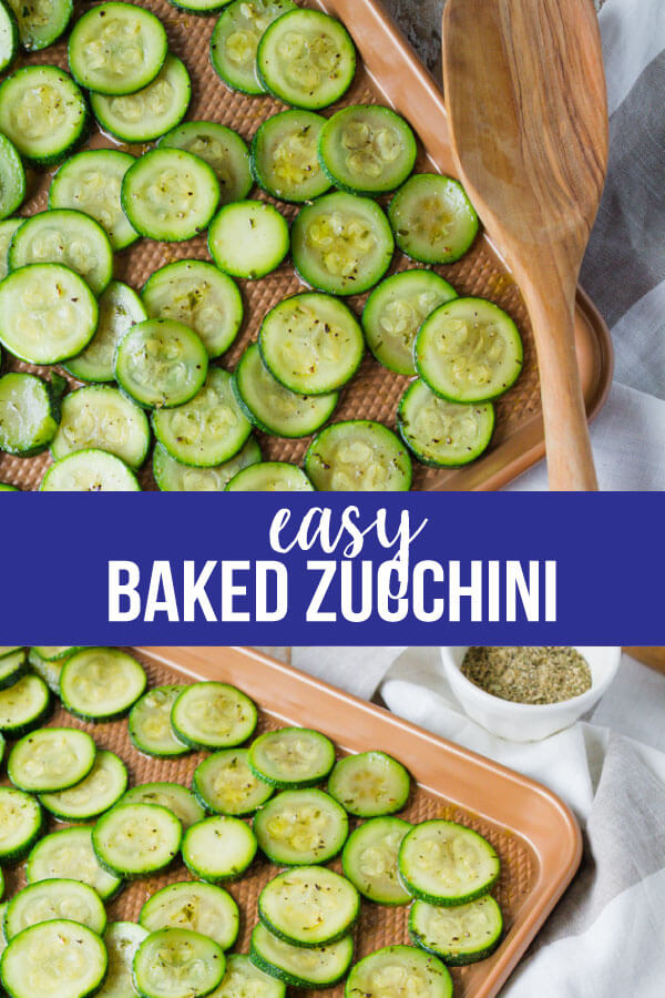 Baked Zucchini - make this simple side dish to serve with any meal. www.thirtyhandmadedays.com