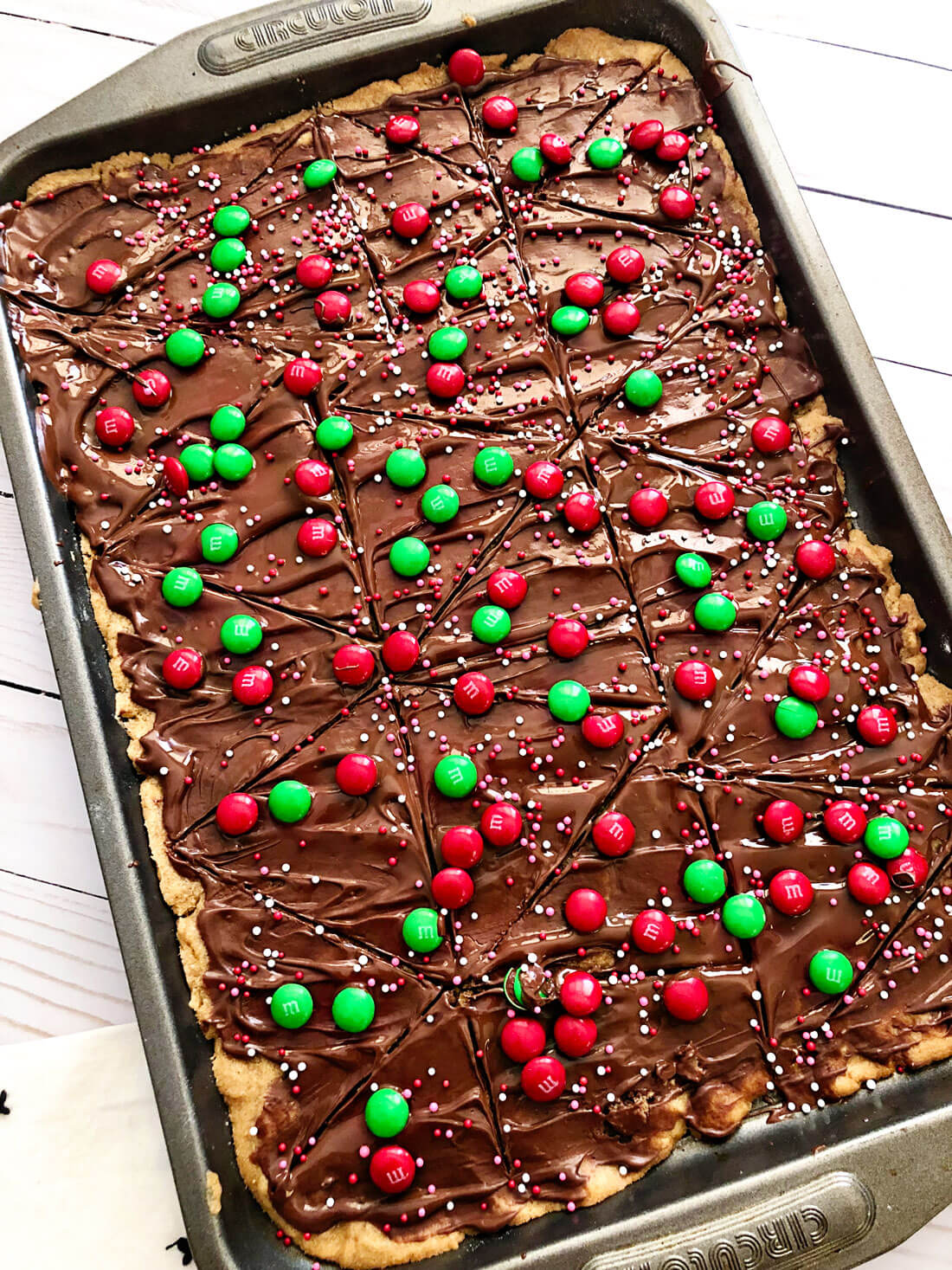Christmas Cookie Bars - easy to make cookie bars for the holidays! 