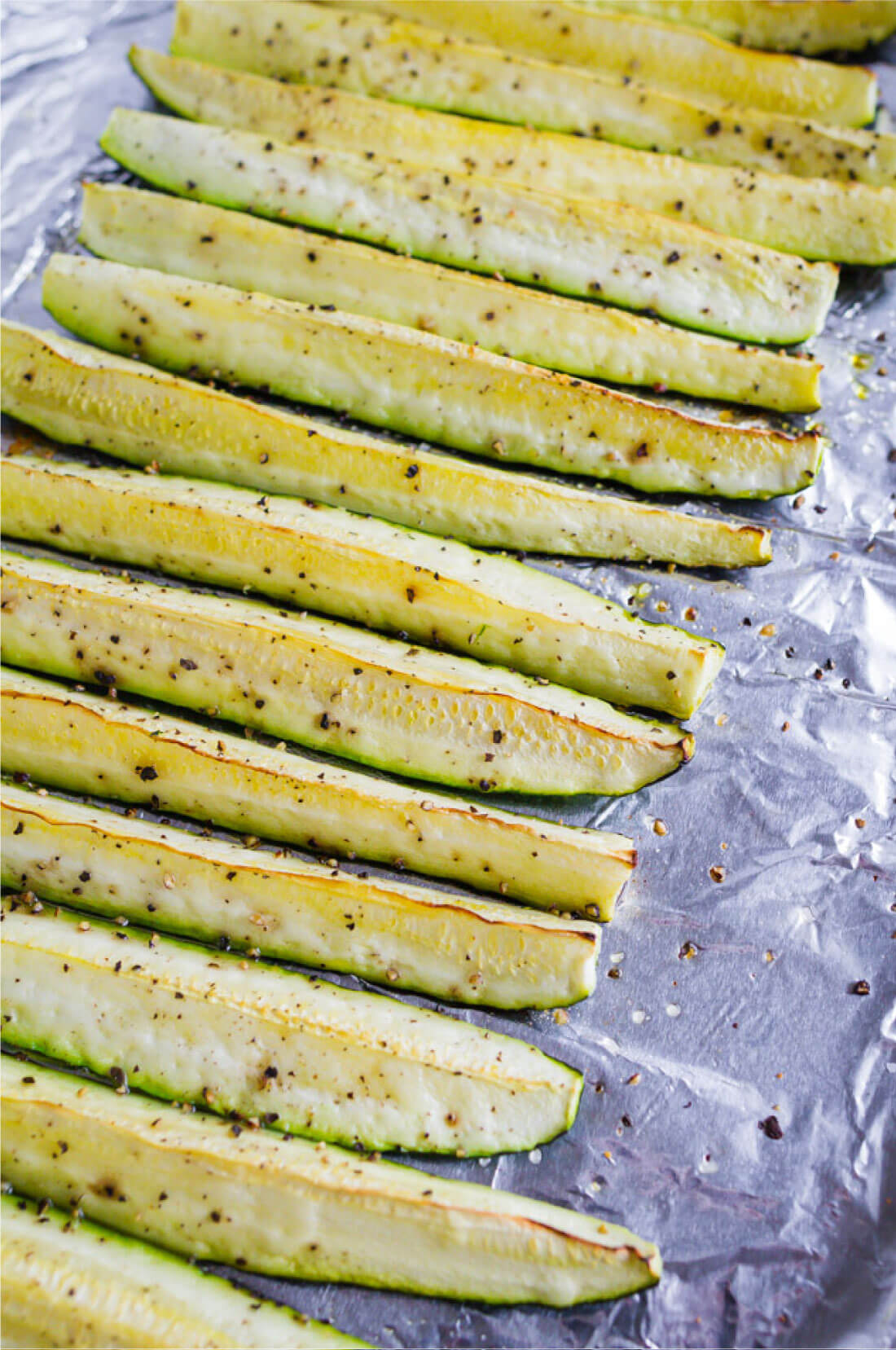 Roasted Zucchini Wedges - an easy side dish that you'll want to make over and over.