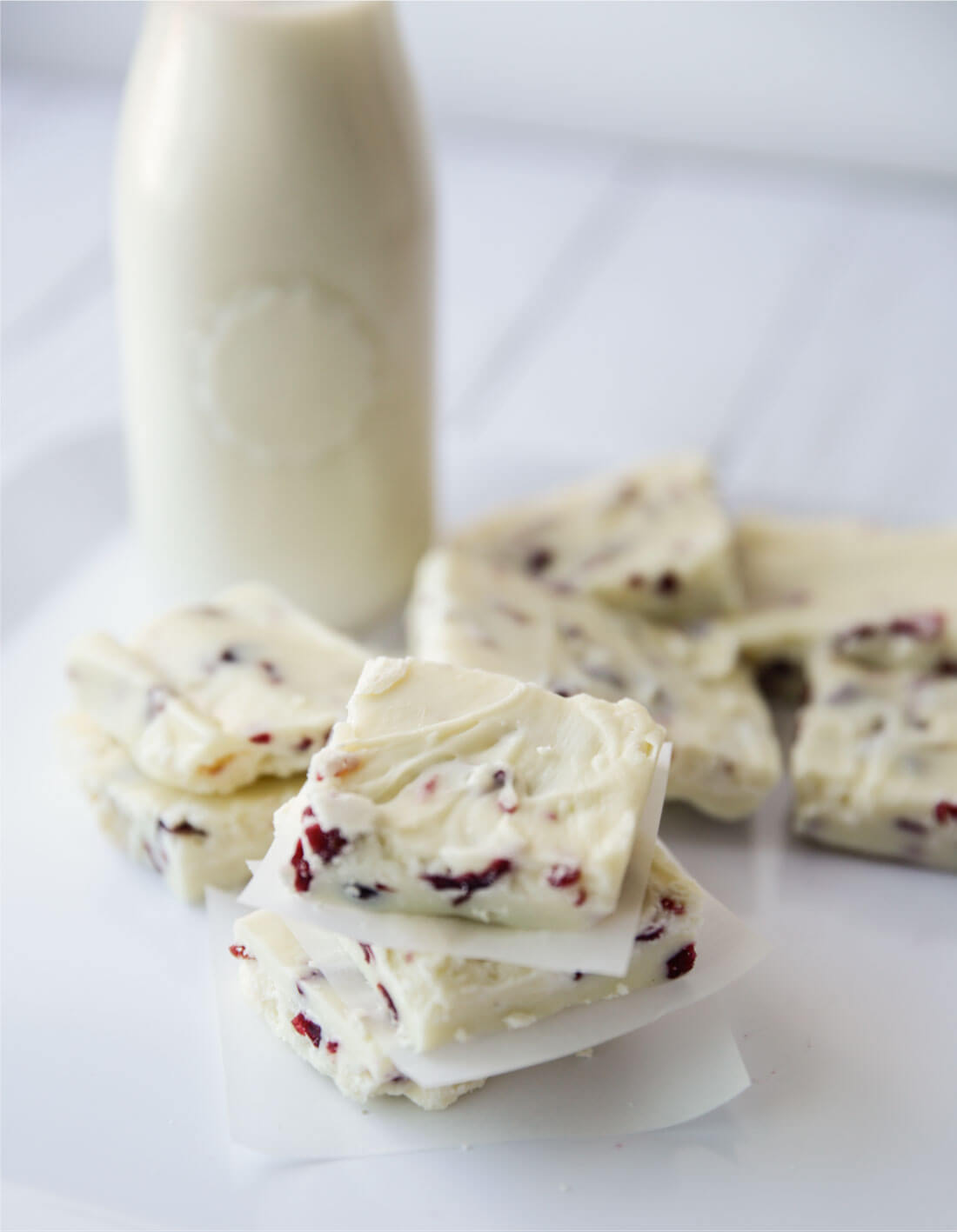 How to make White Christmas Fudge - you only need a few key ingredients. 