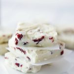 White Christmas Fudge - easy to make recipe that's perfect for the holidays!