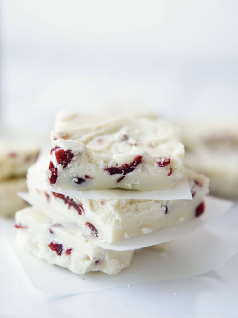 White Christmas Fudge