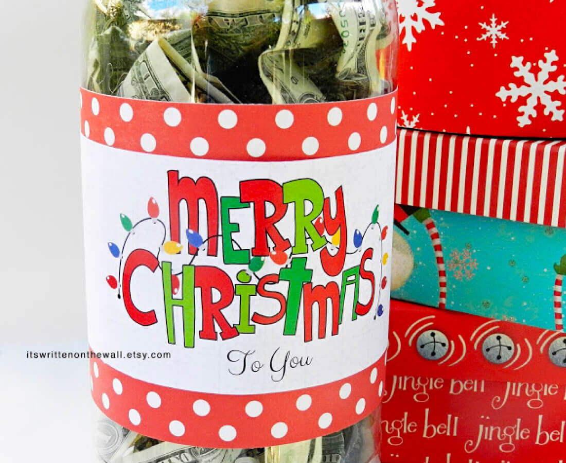 Christmas cash- perfect for last minute gifts! 