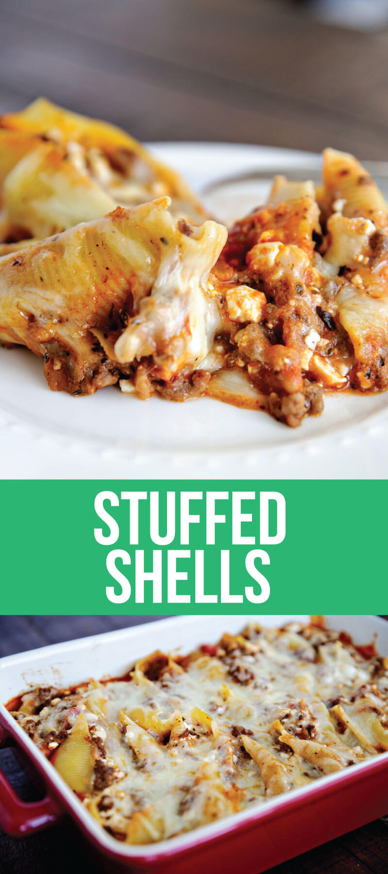 Stuffed Shells Recipe - an easy recipe that can be made ahead and your whole family will love it! www.thirtyhandmadedays.com