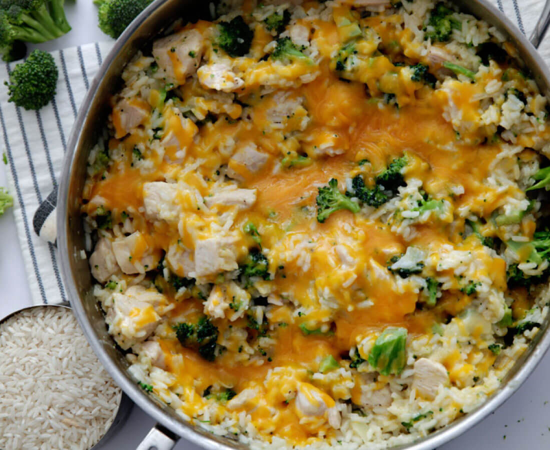 Chicken and Rice Recipe - an easy one pot meal that your whole family will love.