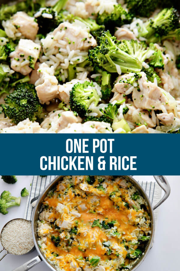 Chicken and Rice Recipe - an easy one pot meal that your whole family will love.