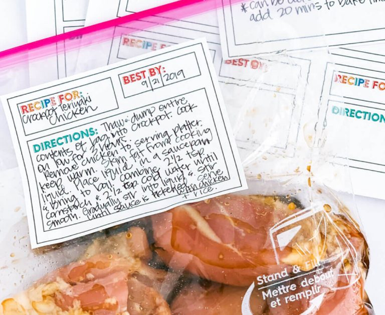 Make Ahead Freezer Meals Basics Thirty Handmade Days