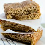 Snickerdoodle Blondies - easy to make treat with cinnamon and sugar!