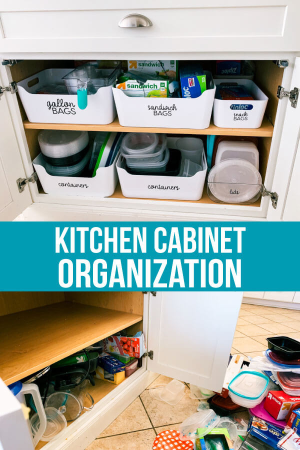 How to organize kitchen cabinets - the basics of how to organize your cabinets to be useful and look nice. www.thirtyhandmadedays.com