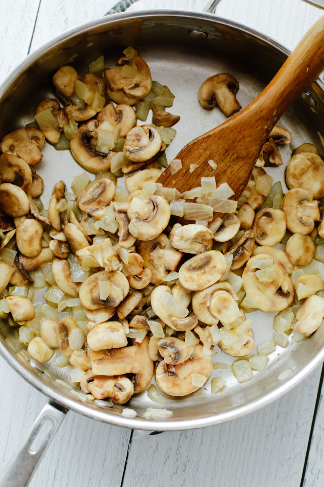 sautéed mushrooms and onions