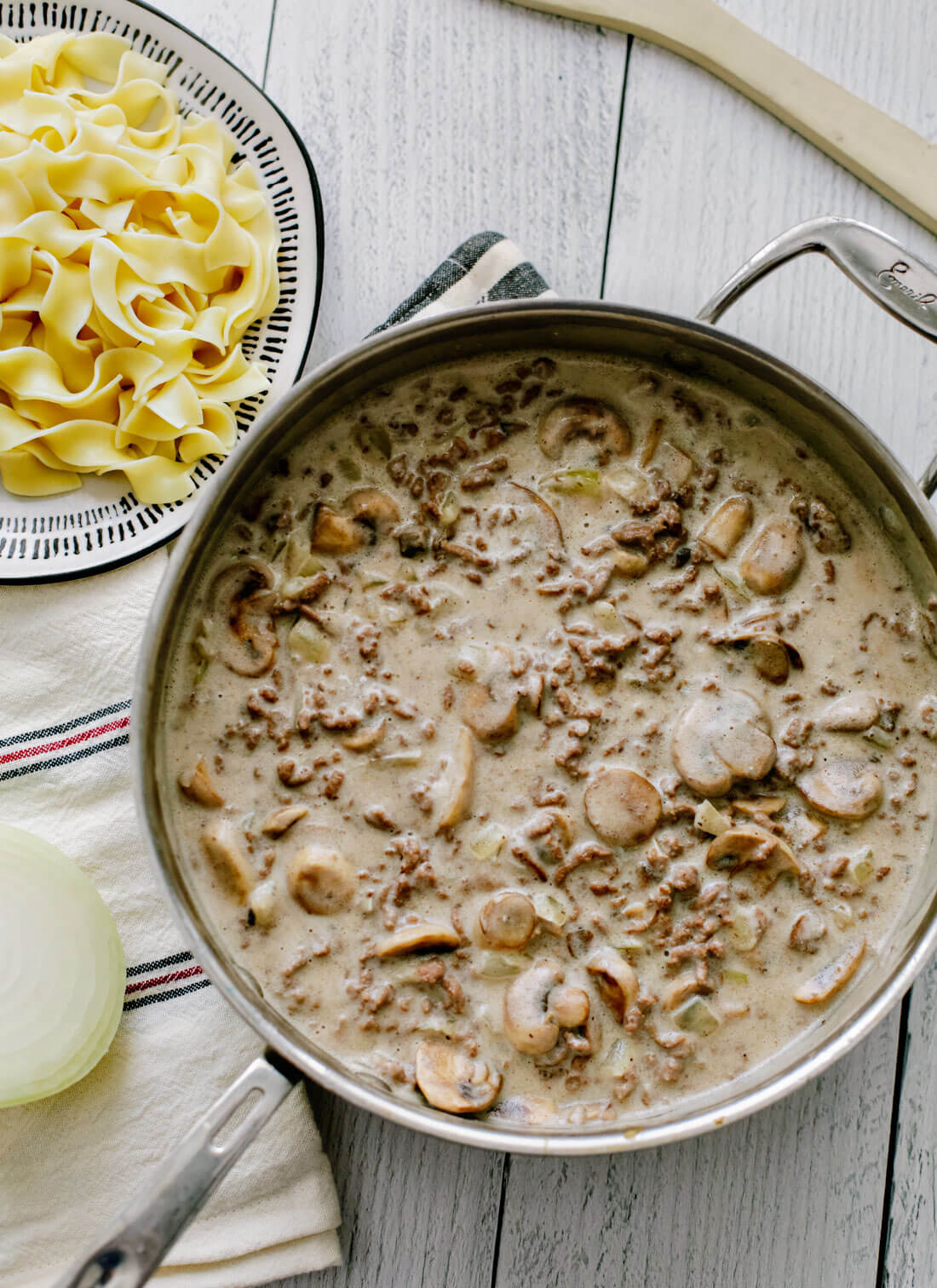 Ground Beef Stroganoff | Recipe from 30 Days Blog