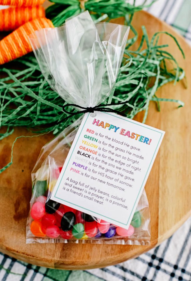Easter Quotes Jelly Bean Poem Printable from 30daysblog