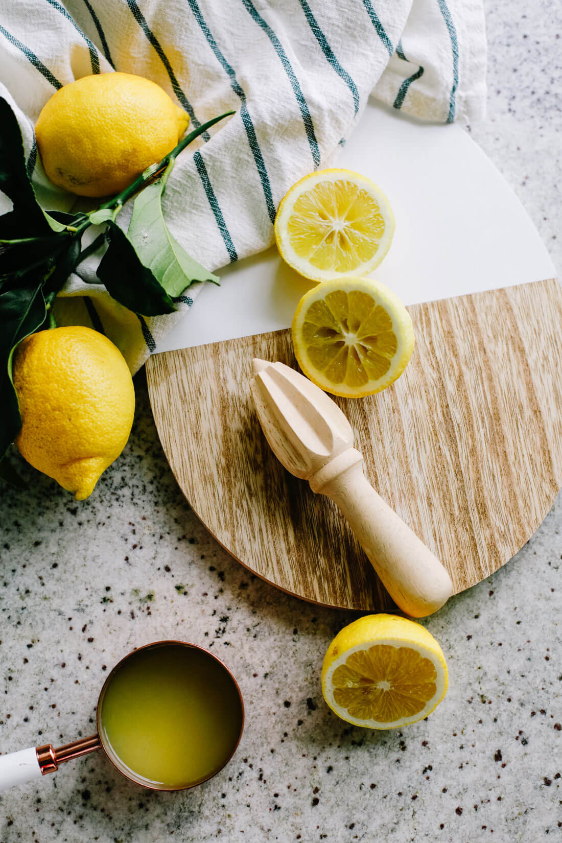 fresh lemon juice to make lemon fruit dip