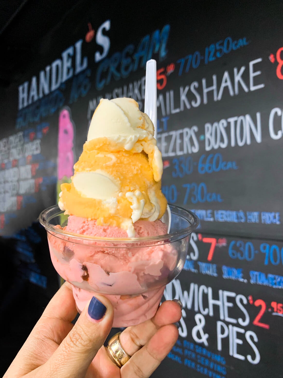 Best Restaurants in San Diego - Handel's Ice Cream, so delicious