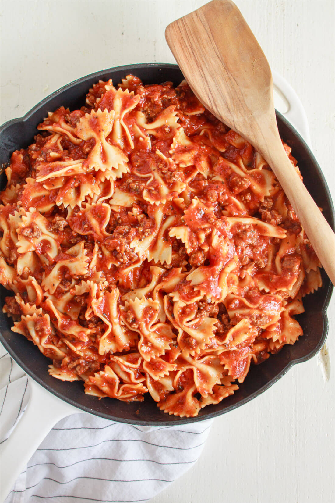 Bow tie pasta lasagna - ready to go 