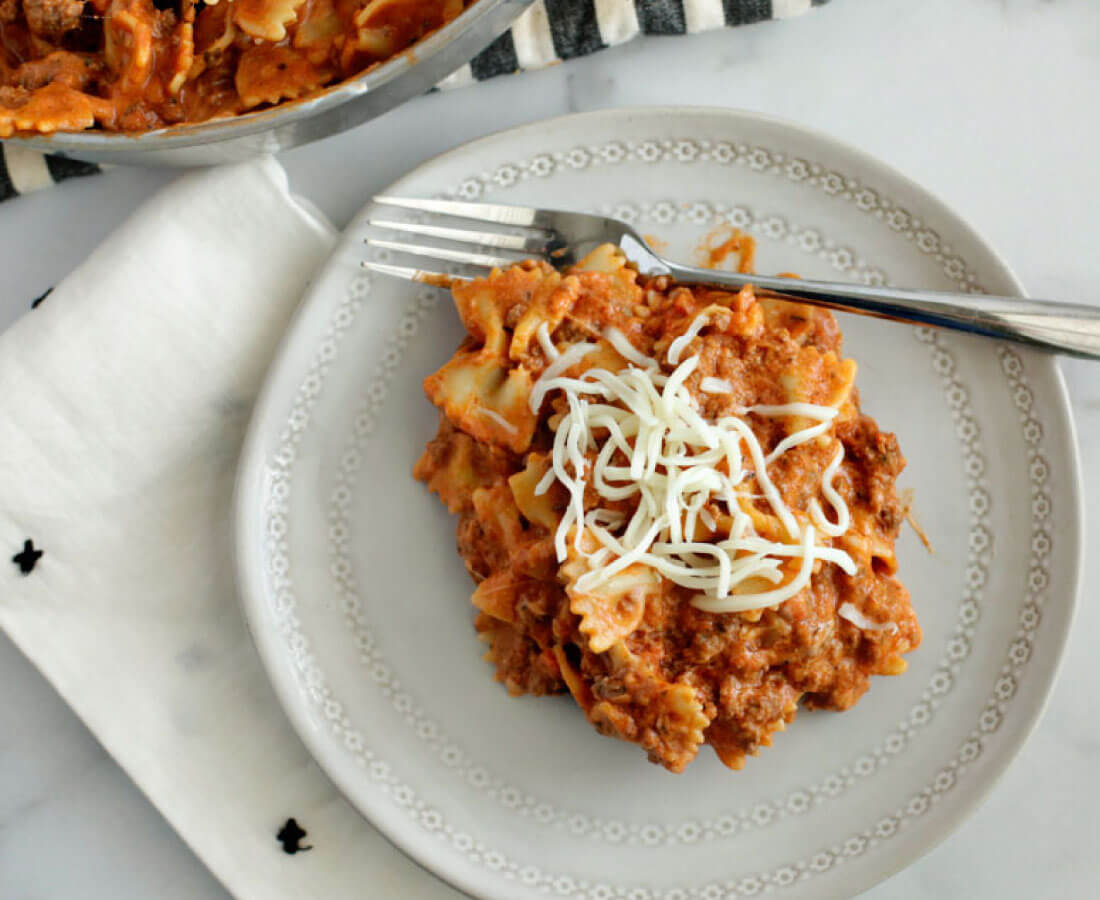 Bow Tie Pasta Lasagna Recipe by 30daysblog