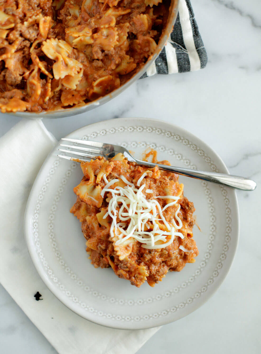 Bow Tie Pasta Lasagna | Recipe by 30daysblog