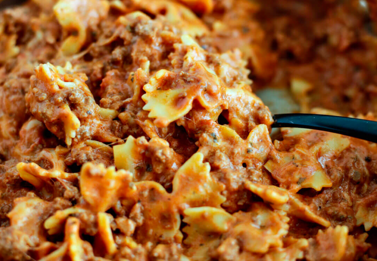 Bow Tie Pasta Lasagna | Recipe by 30daysblog