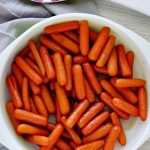 Ready to serve brown sugar glazed carrots - the perfect side dish!