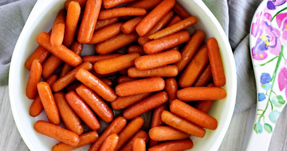 Brown Sugar Glazed Carrots | Recipe from 30daysblog