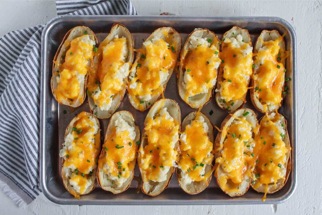 Twice Baked Potatoes | Classic Recipe from 30daysblog