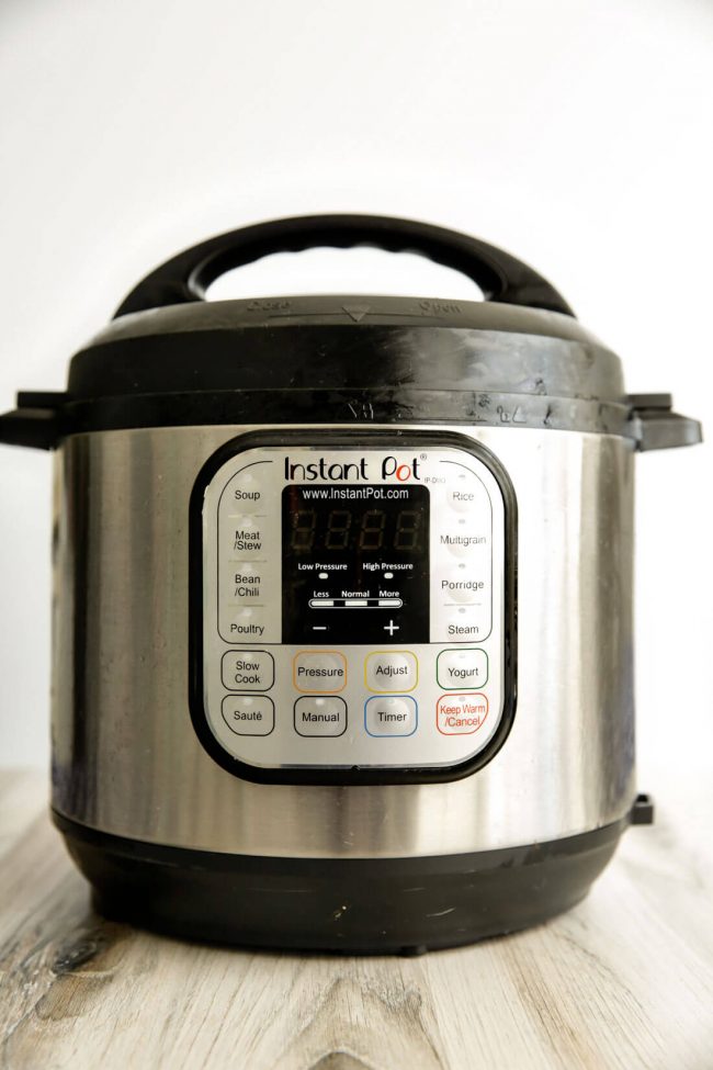 Instant Pot Pressure Cooker Cheat Sheet from 30daysblog