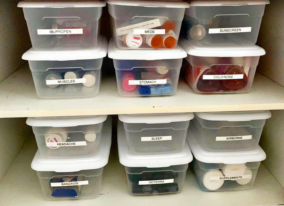 4 Simple Steps to Organize Your Medicine Cabinet - Living Well Mom