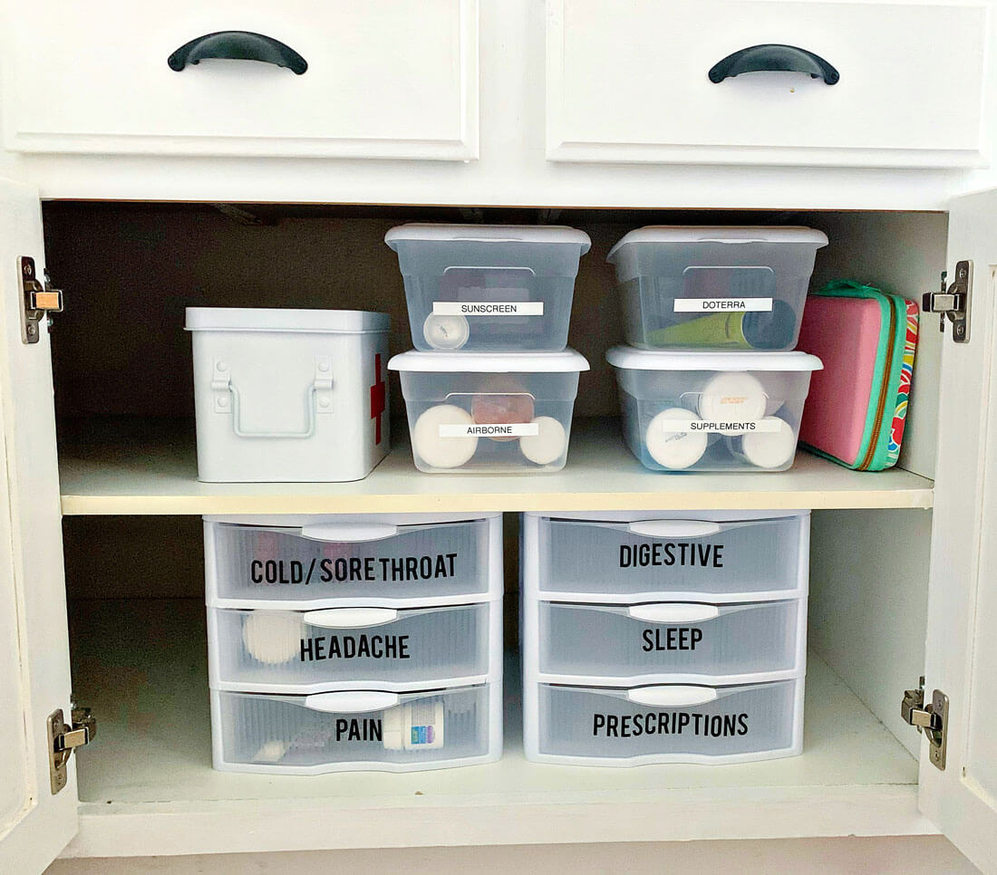 Medicine Cabinet Organization