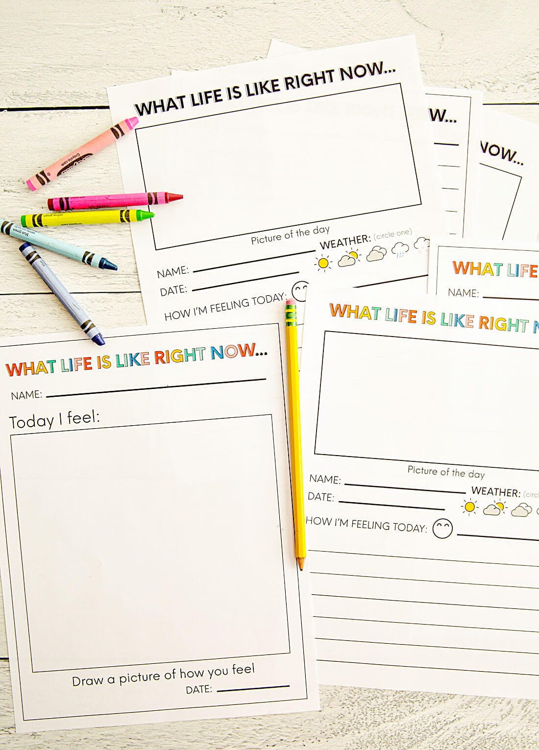 Free Printable Journal Pages For Preschoolers