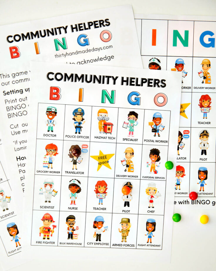 Printable Community Helpers BINGO From 30daysblog printable-community-helpers-bingo-from-30daysblog