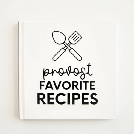 Editable Recipe Book Template