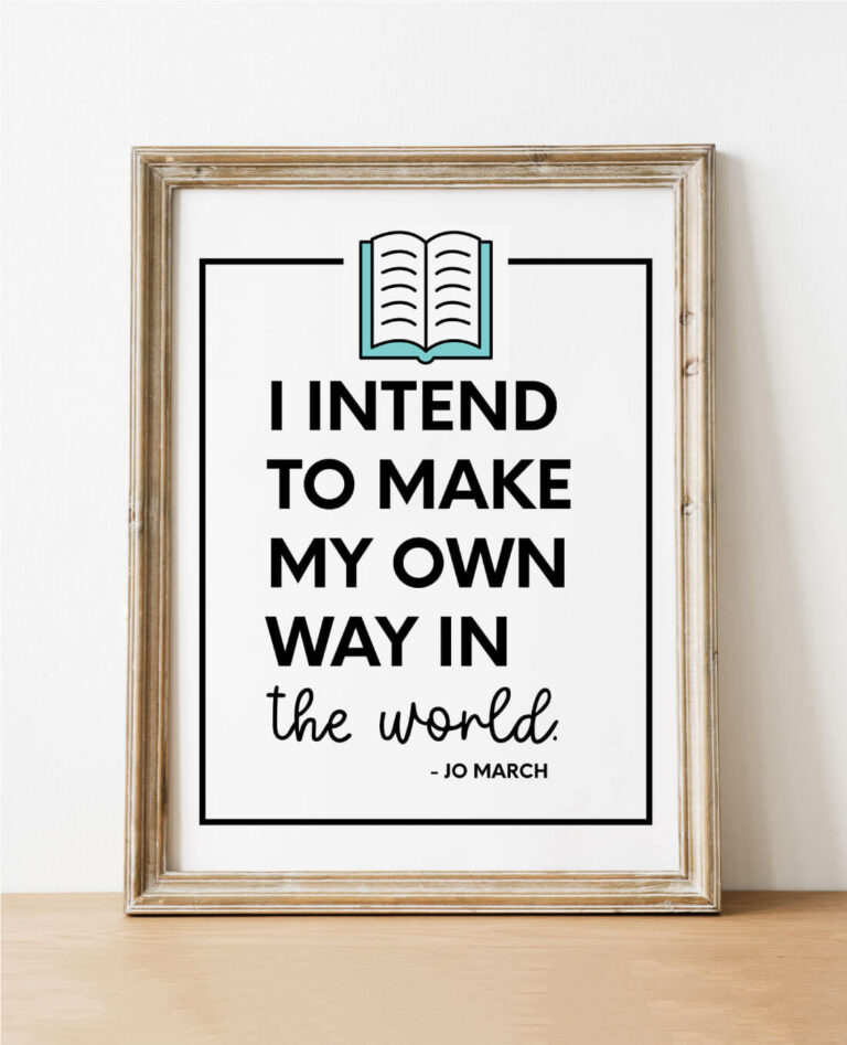 Printable Wall Art Quotes from Thirty Handmade Days