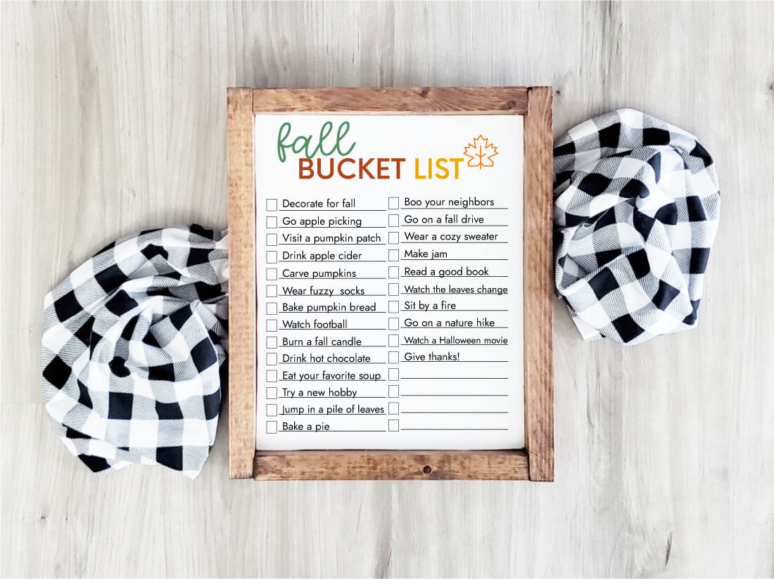 Fall Bucket List