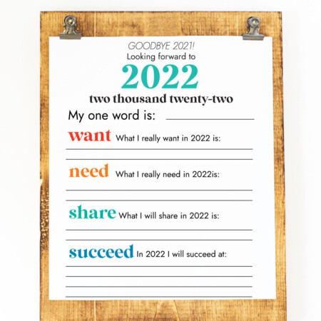 2022 New Year Goals