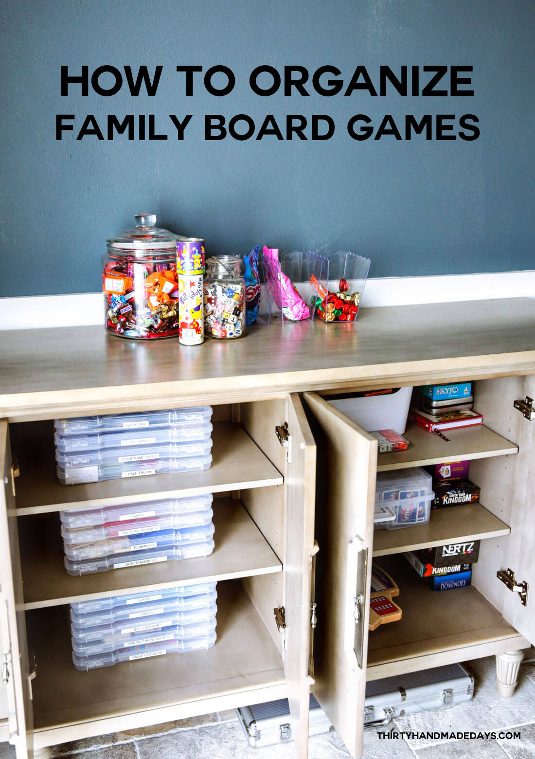 How to organize family games 